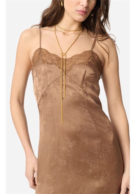 Vanessa Bruno abito lungo Givre in satin jacquard con spalline regolabili Vanessa Bruno | Vestiti | 6EVA07-V08842106